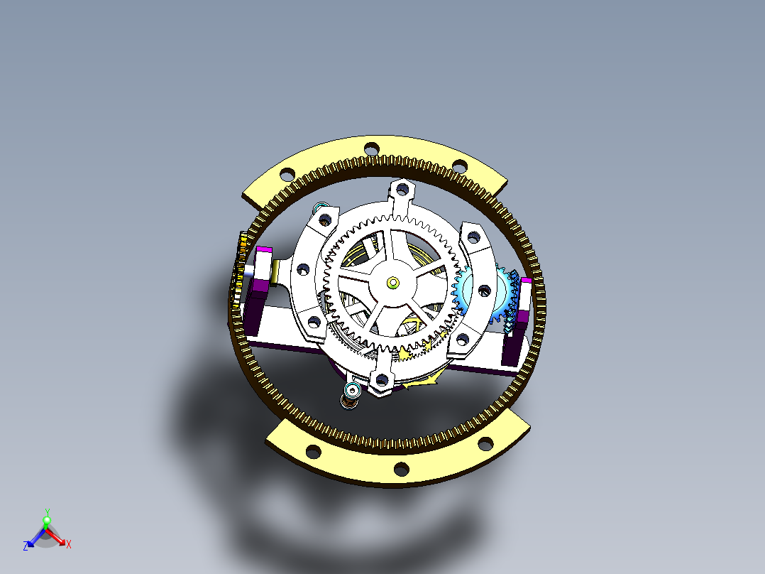 三轴陀飞轮 SW16