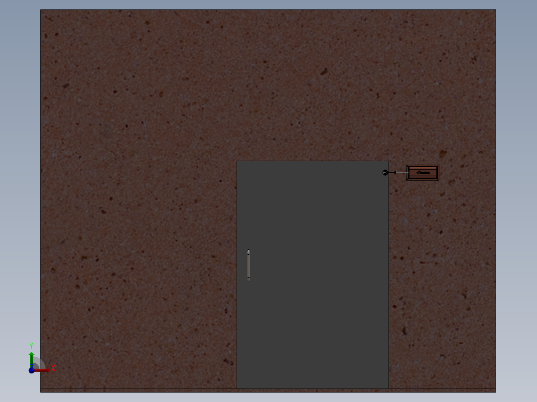 弹簧阻尼前视图