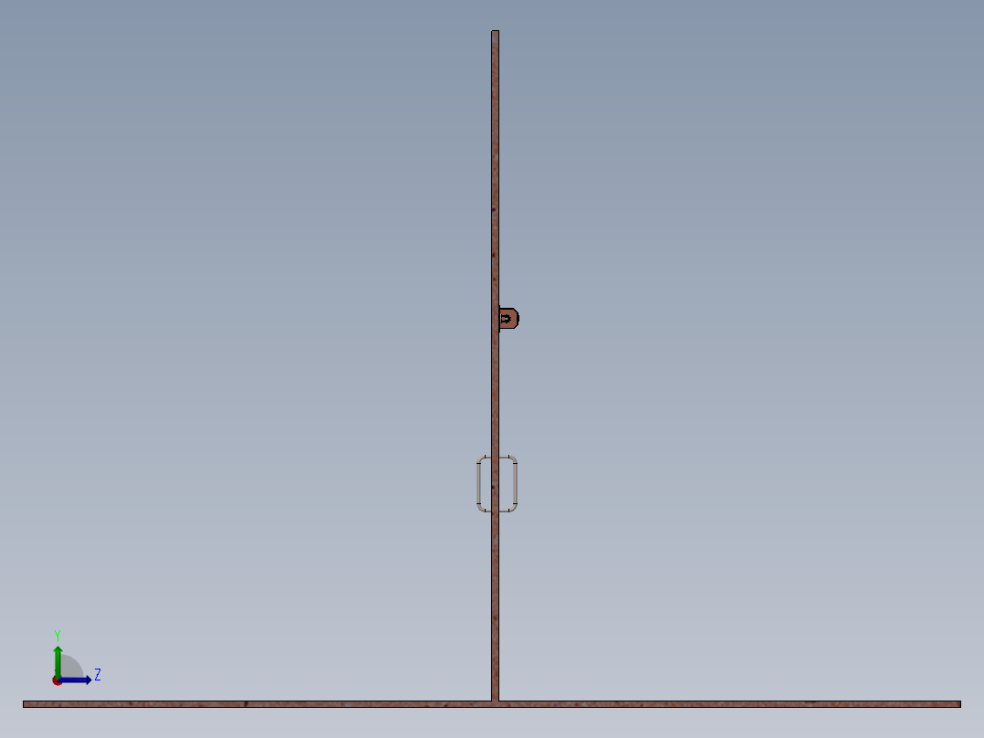 弹簧阻尼左视图