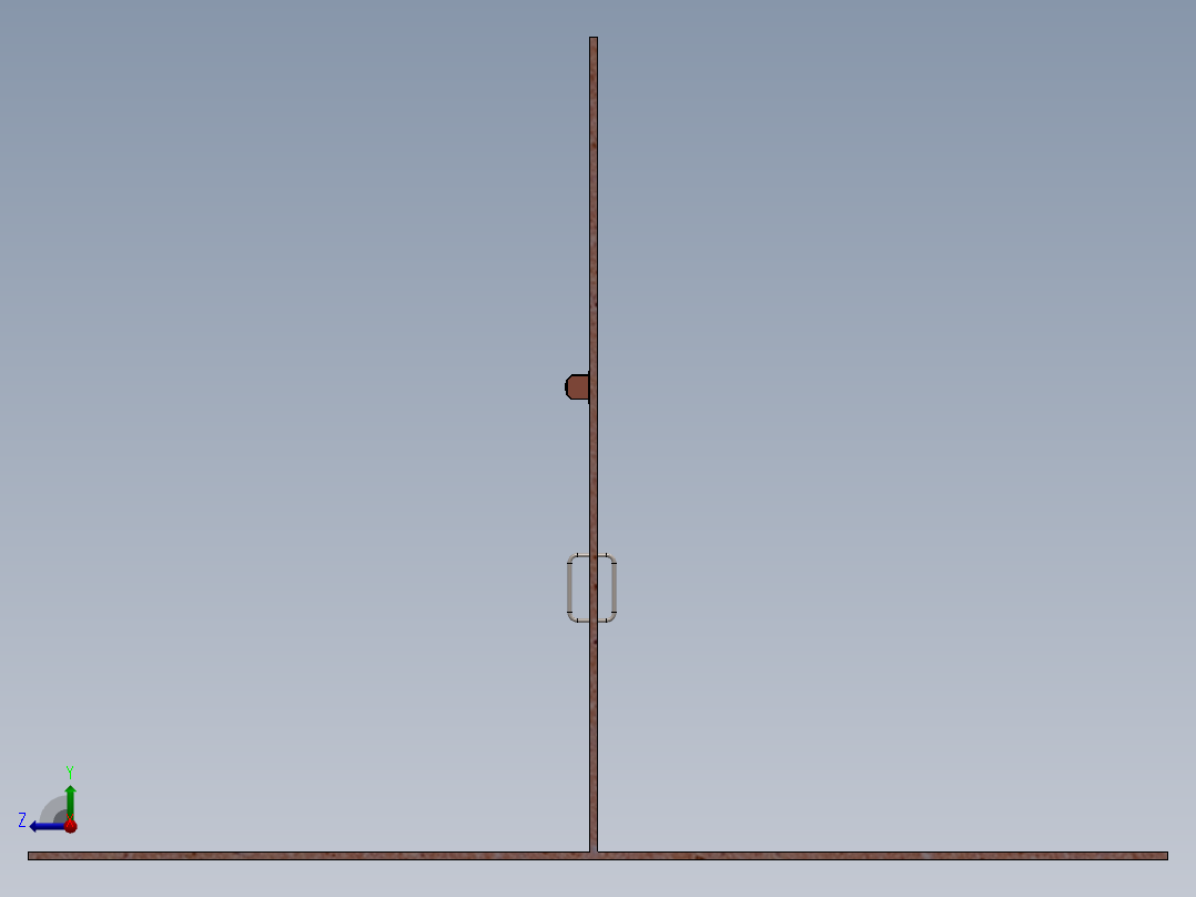 弹簧阻尼右视图