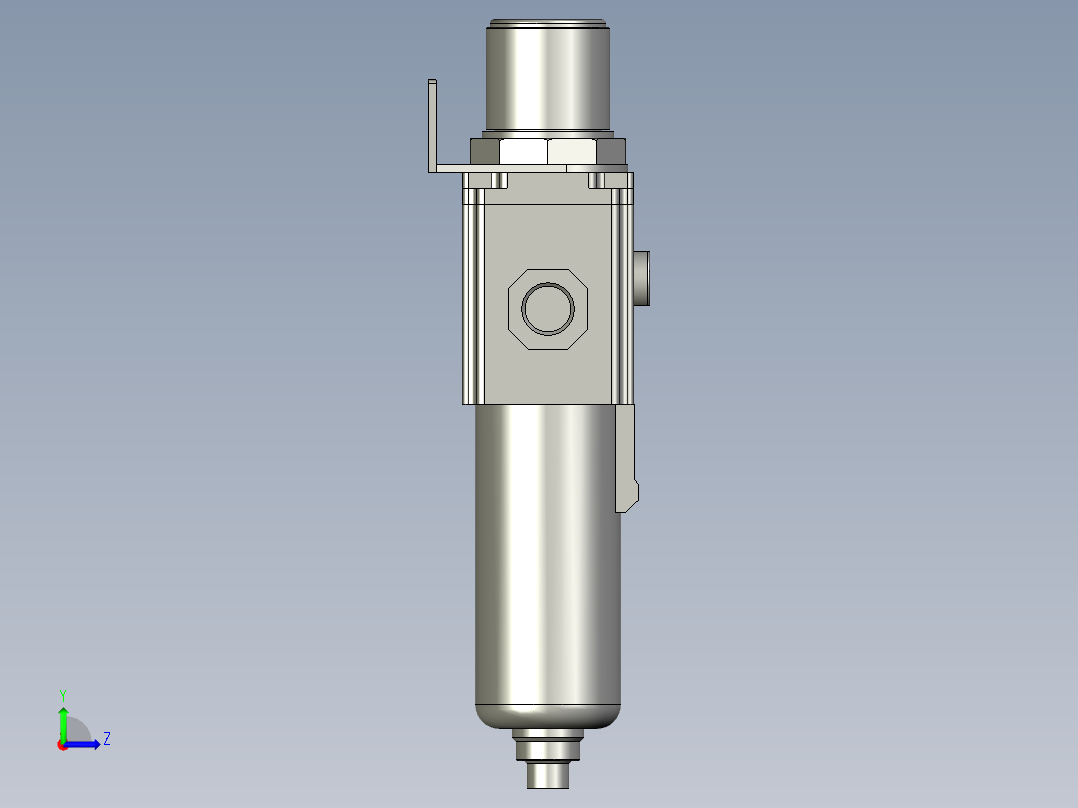 2亚德客调压阀GAFR20008SN99168左视图