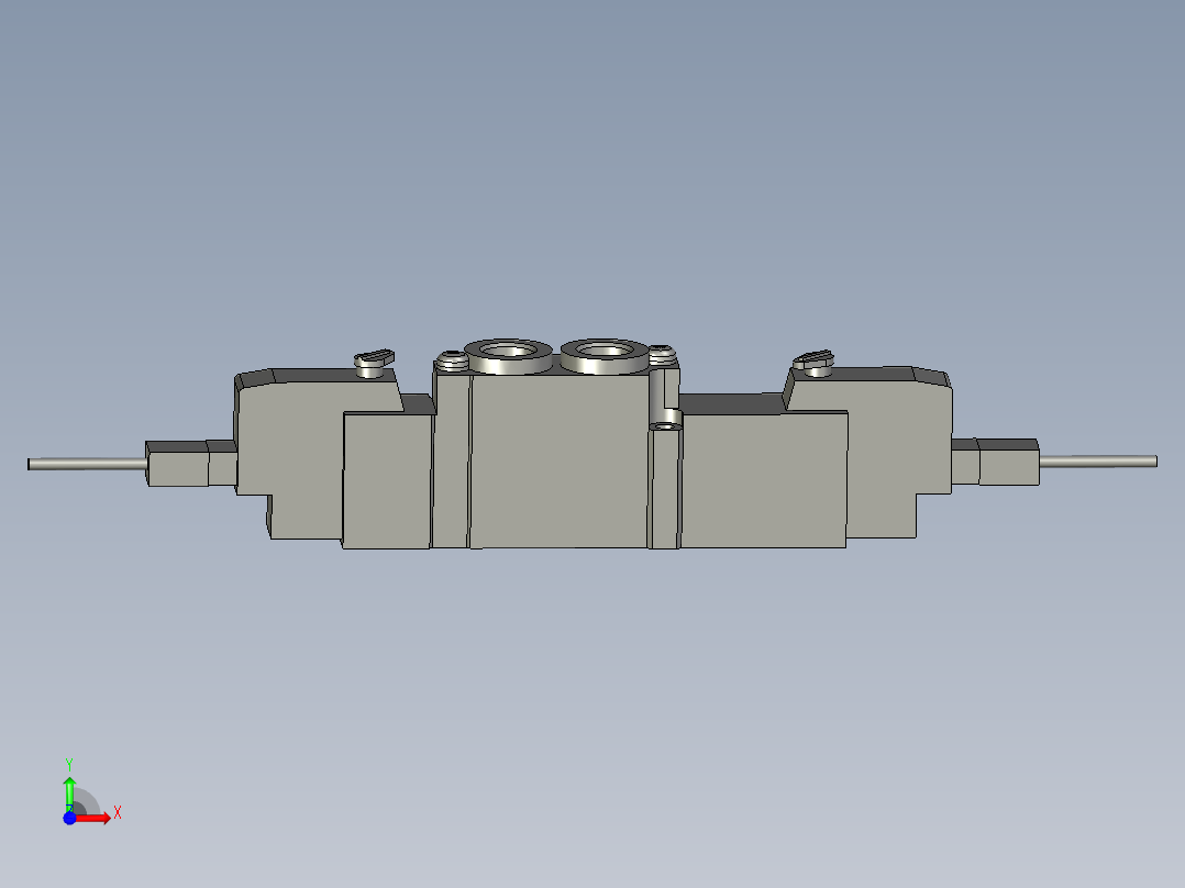 SMC_电磁阀_SY5320-5LOZE-01前视图