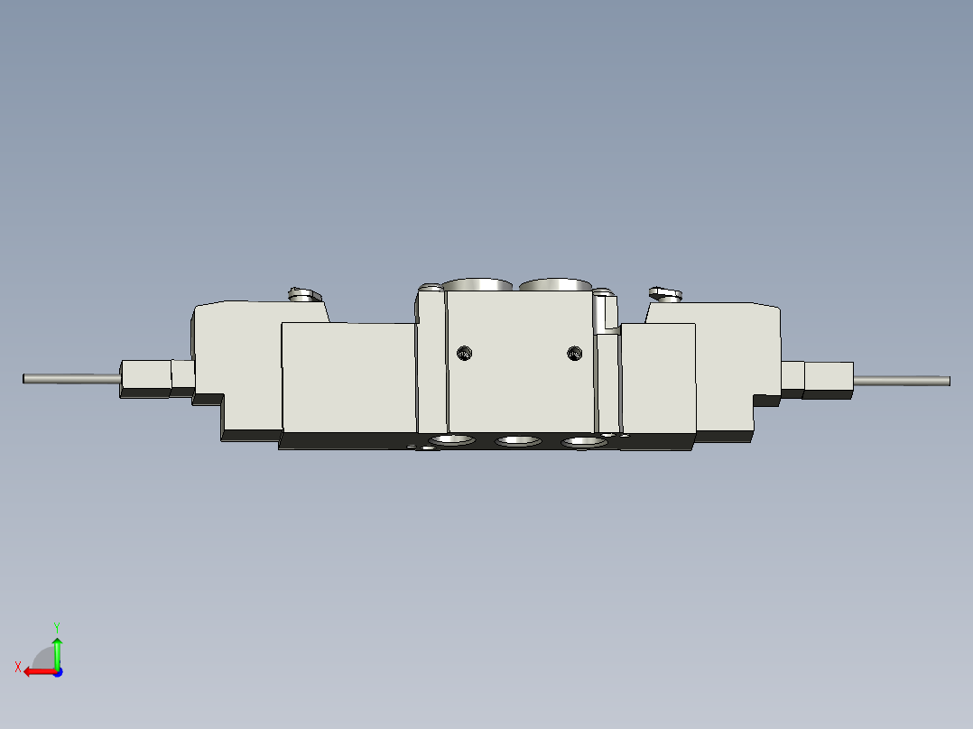 SMC_电磁阀_SY5320-5LOZE-01后视图