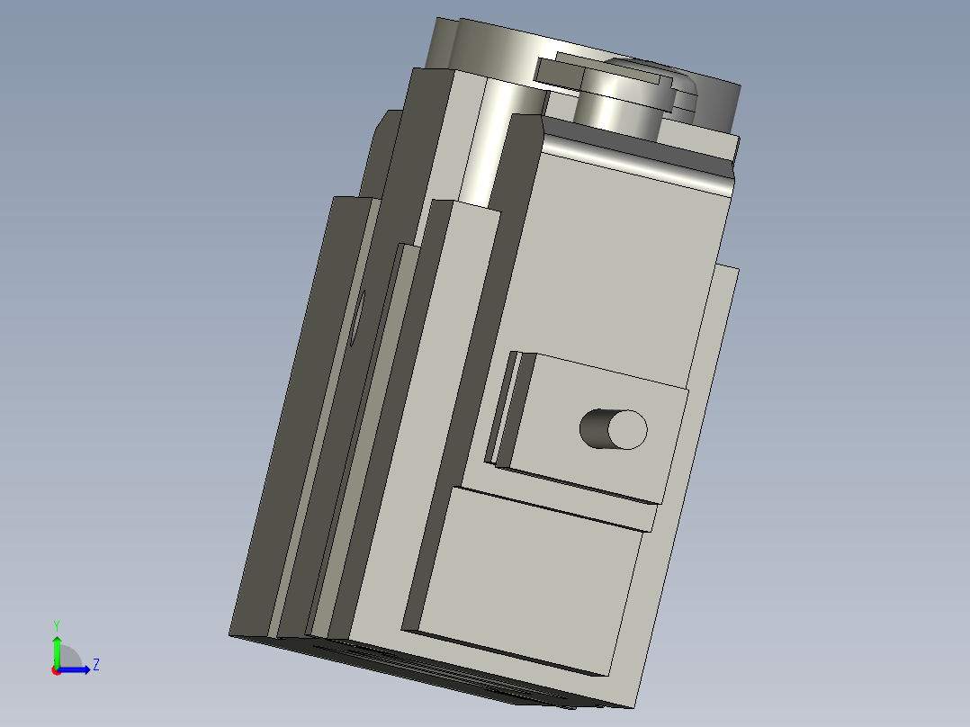 SMC_电磁阀_SY5320-5LOZE-01左视图