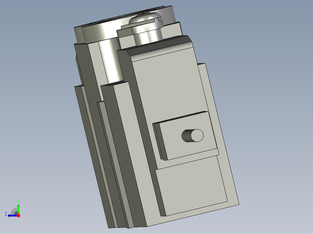 SMC_电磁阀_SY5320-5LOZE-01右视图