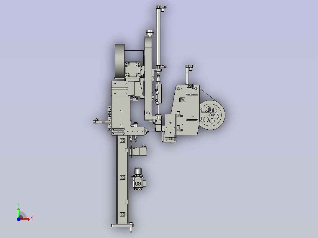 YSZ150E-10-00贴胶组件前视图
