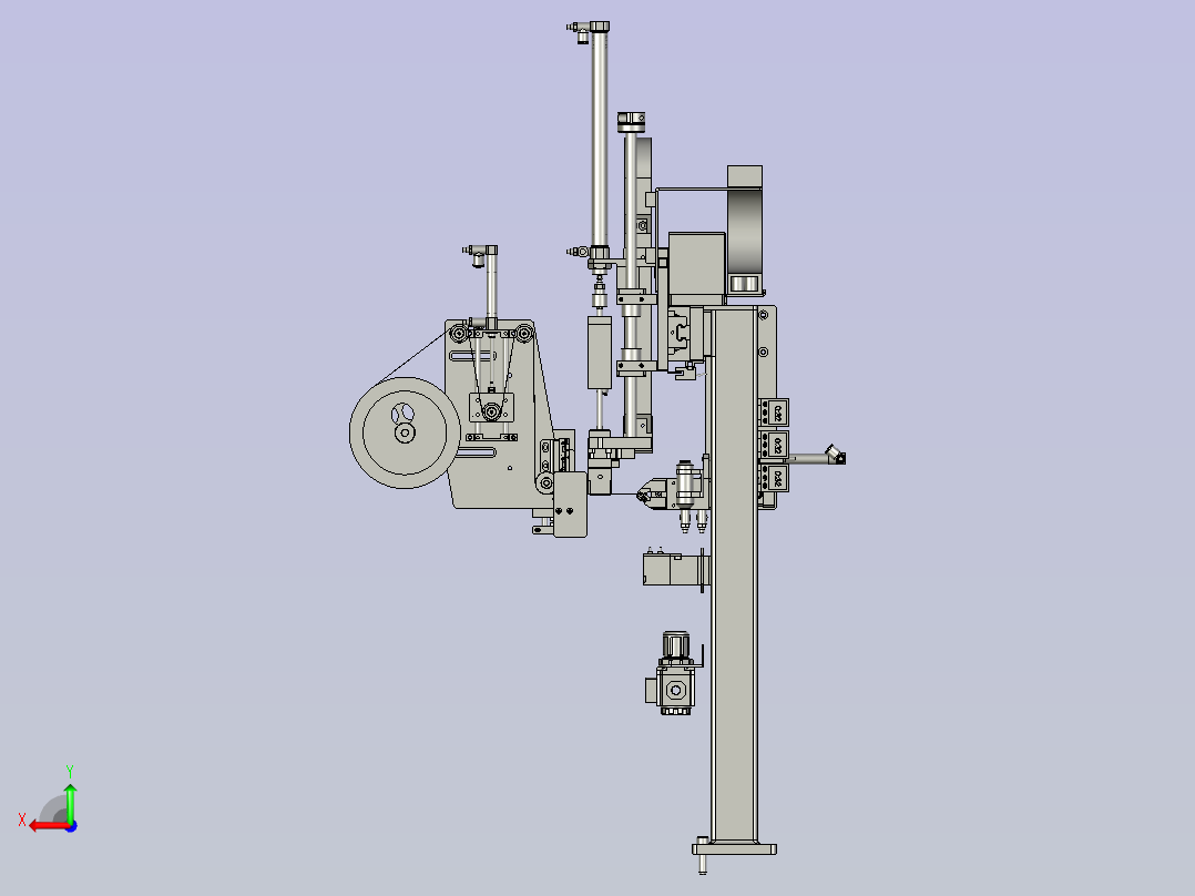 YSZ150E-10-00贴胶组件后视图