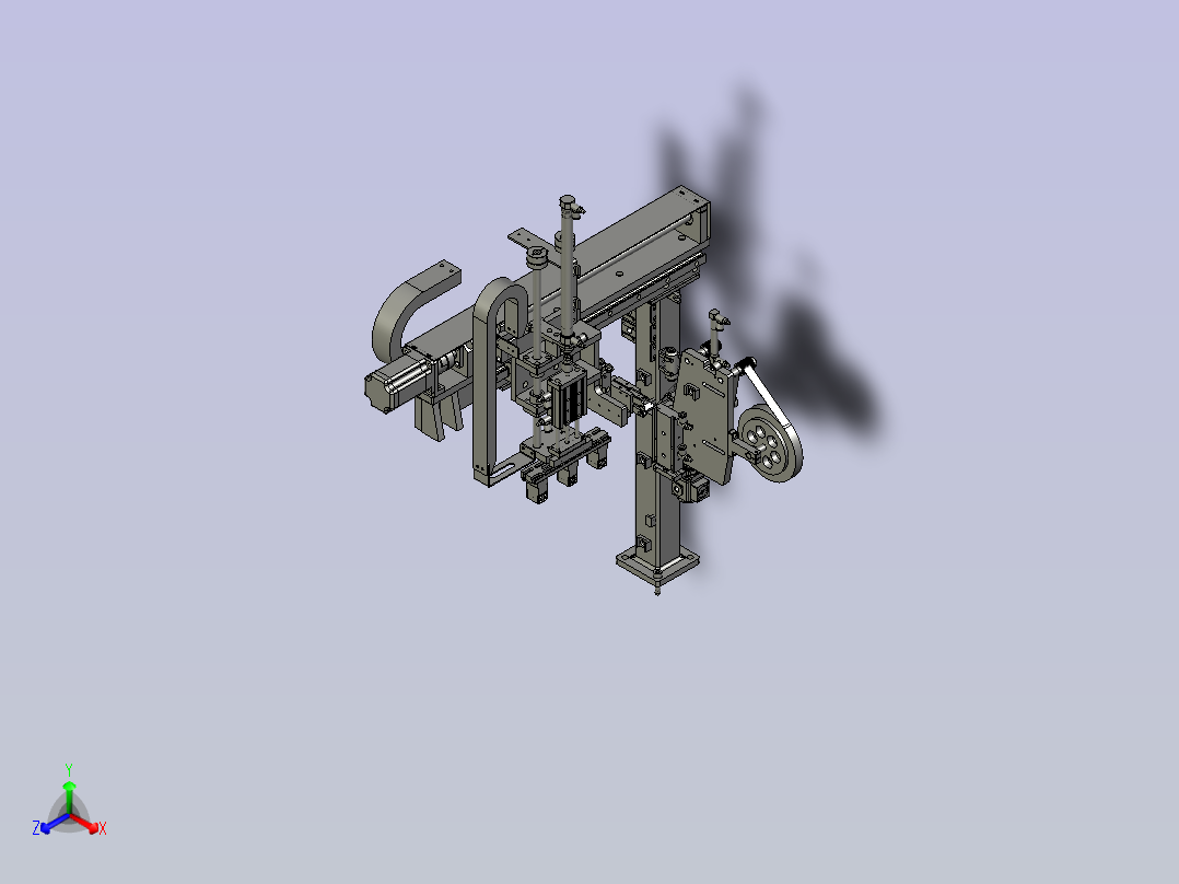 YSZ150E-10-00贴胶组件正等轴测图