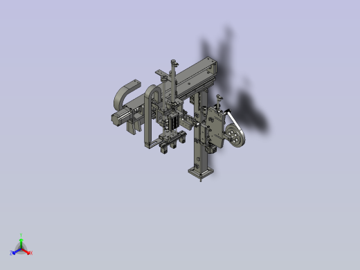 YSZ150E-10-00贴胶组件正等轴测缩略图