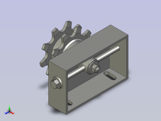 PCB张紧座装配C正等轴测缩略图