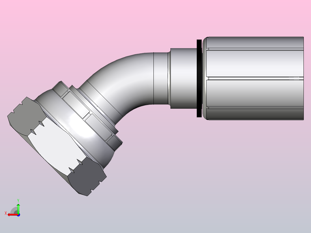 标准液压接头1B146-12-10后视图