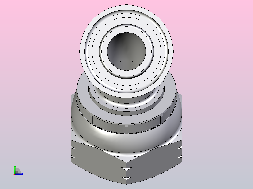 标准液压接头1B146-12-10左视图