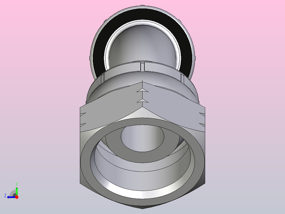 标准液压接头1B146-12-10右视图