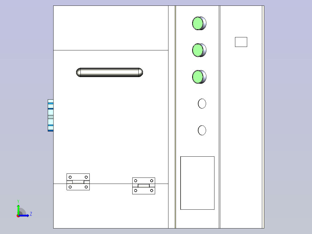 功能测试机左视图