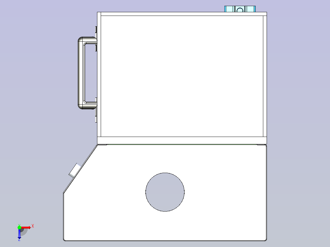 功能测试机俯视图