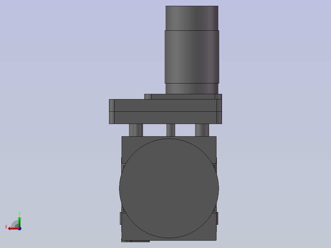 水果采摘机器人末端执行器后视图