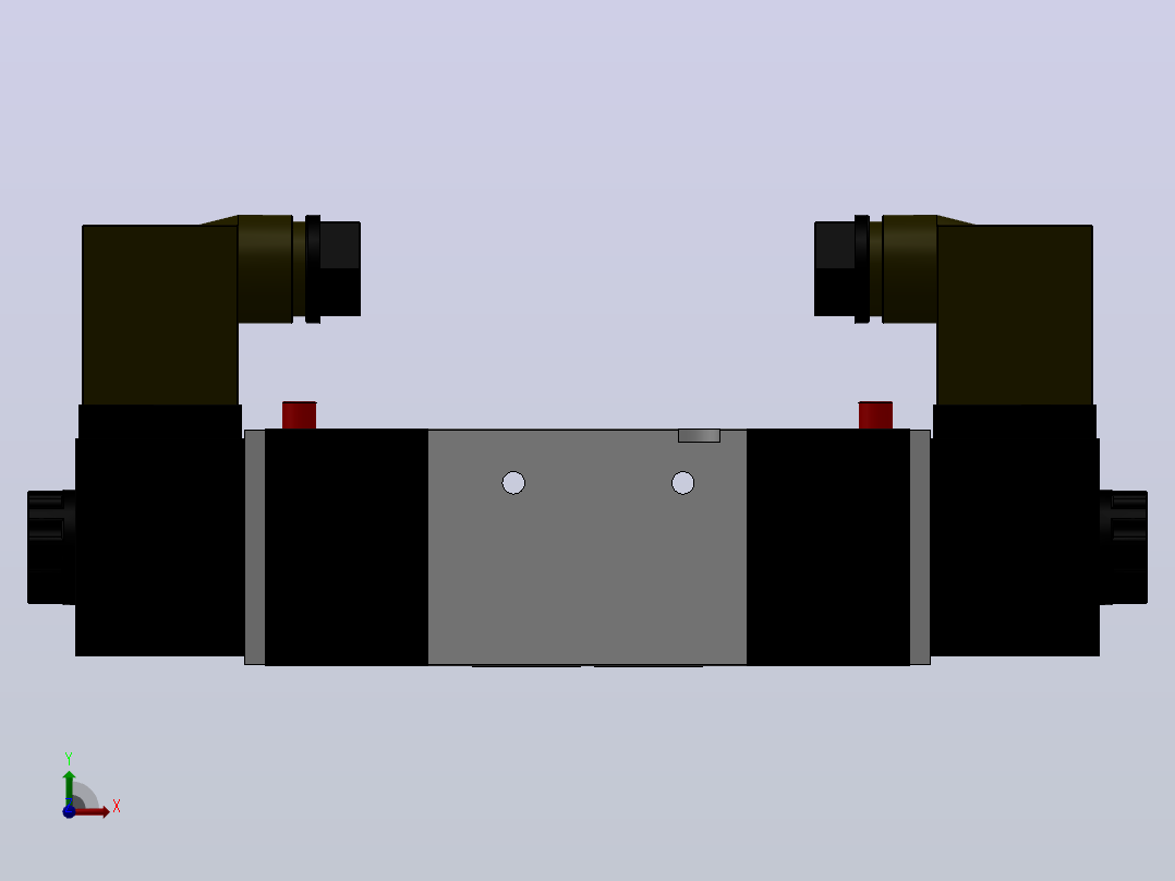 MFS321-02系列三口二位电磁阀[MFS3212-02-NO-DC24V-T4]前视图
