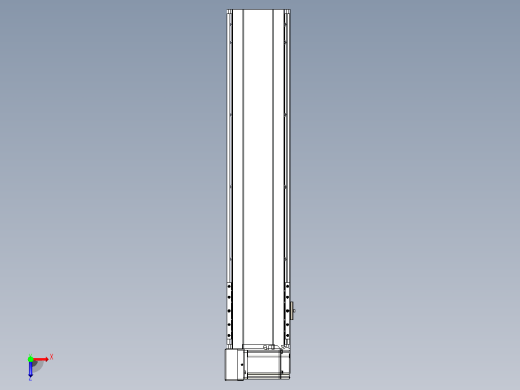 皮带直线轴半封闭可选导轨TPA-HNB-175D-140-L650-LU-C-P75-N3俯视缩略图