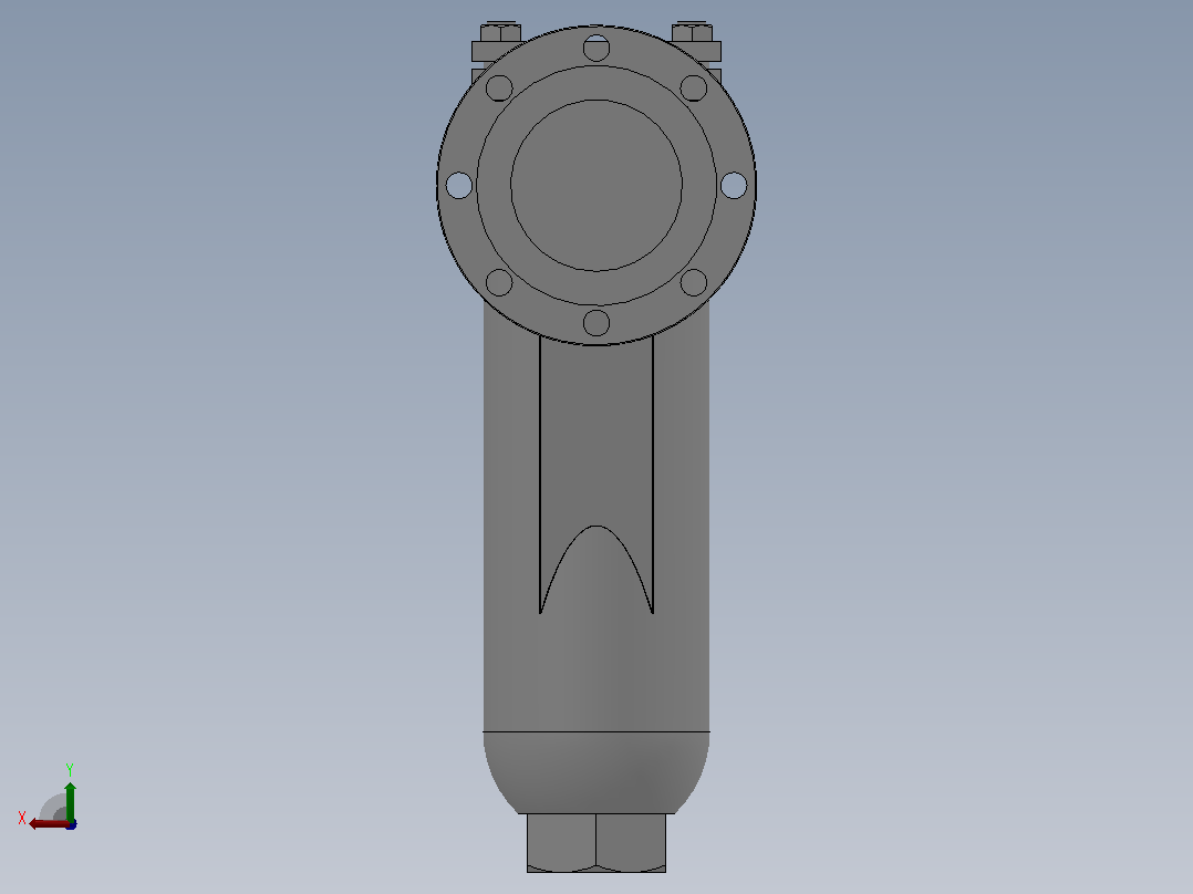 U型过滤器[U型过滤器]通径150后视图