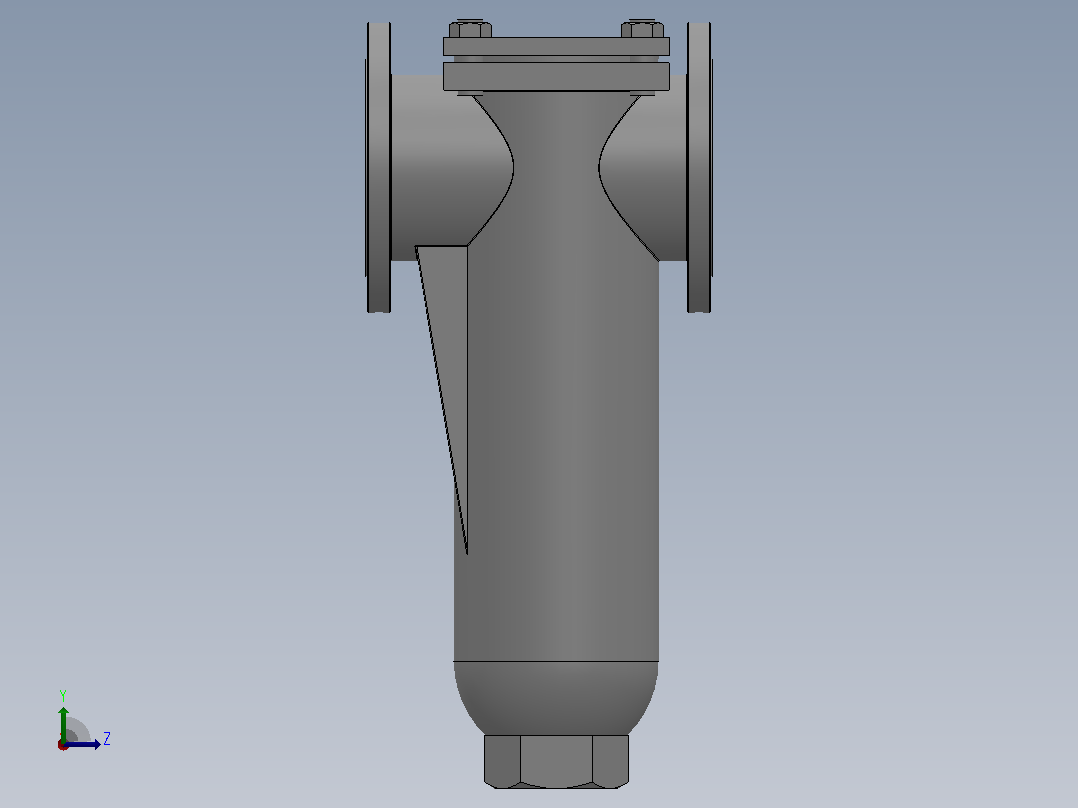 U型过滤器[U型过滤器]通径150左视图