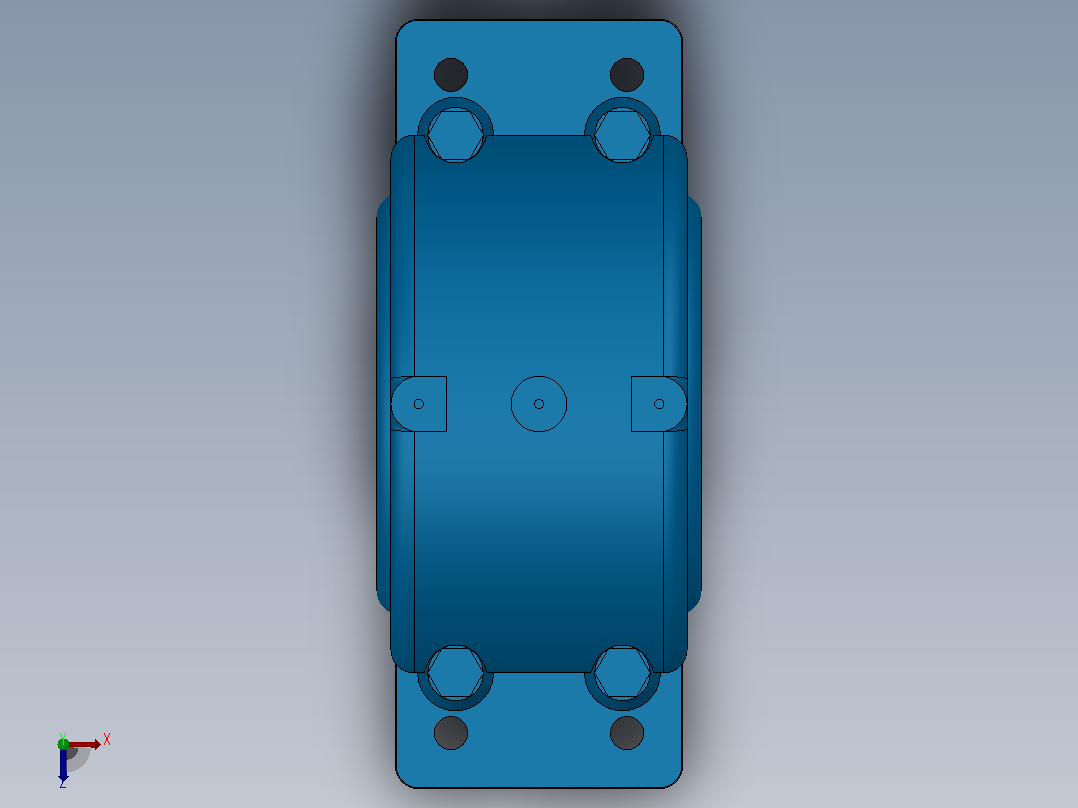 SD3100 [SD3152]轴承俯视图