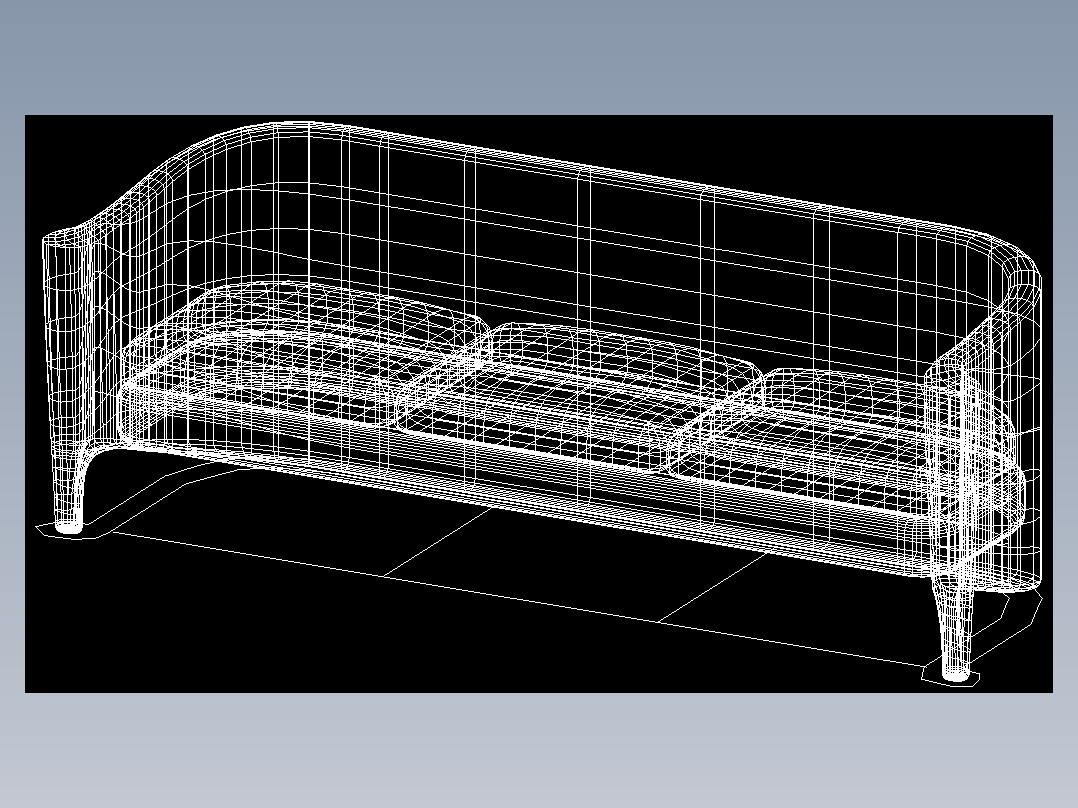 室内家具和灯具等的模型十二-K-S26-3