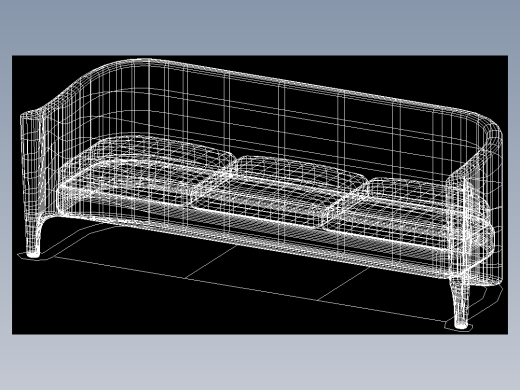 室内家具和灯具等的模型十二-K-S26-3