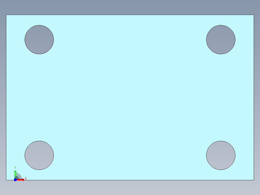 装配架的夹紧装置前视图