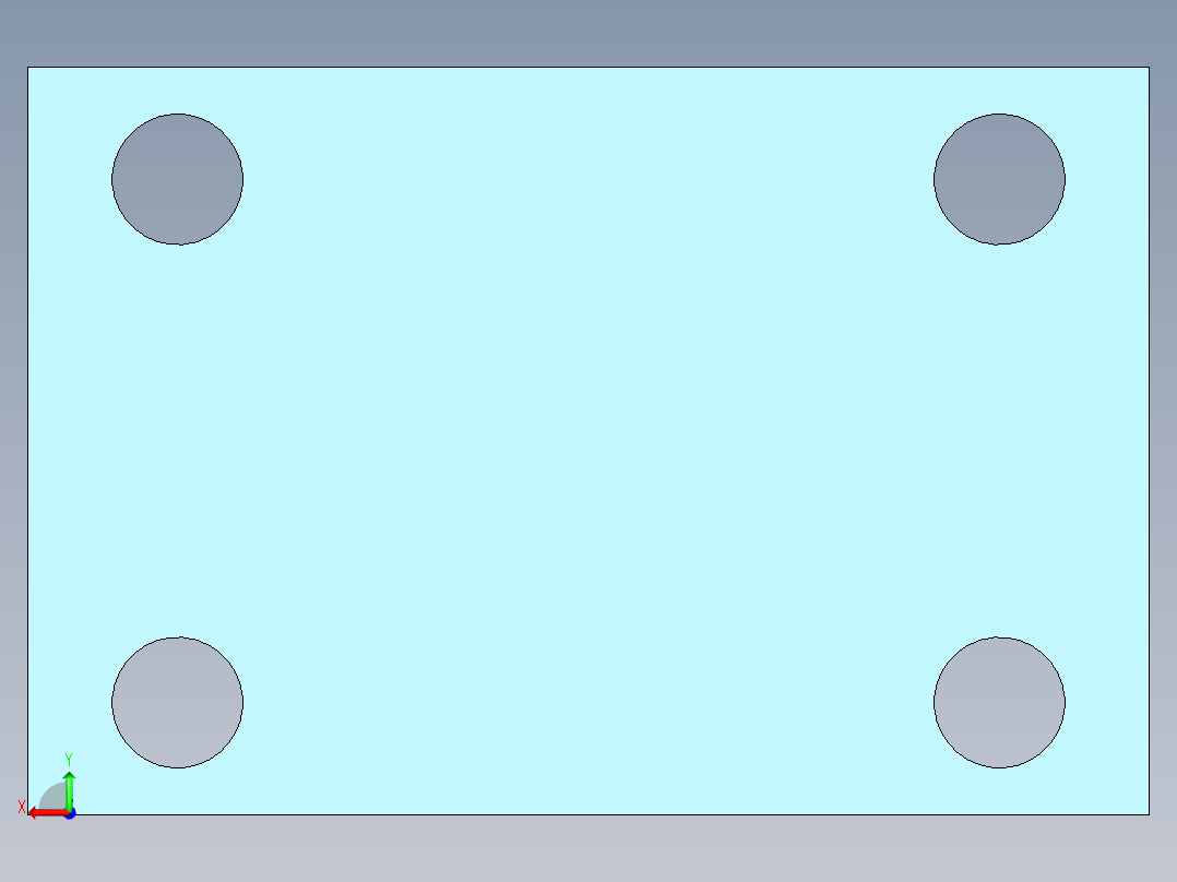 装配架的夹紧装置后视图