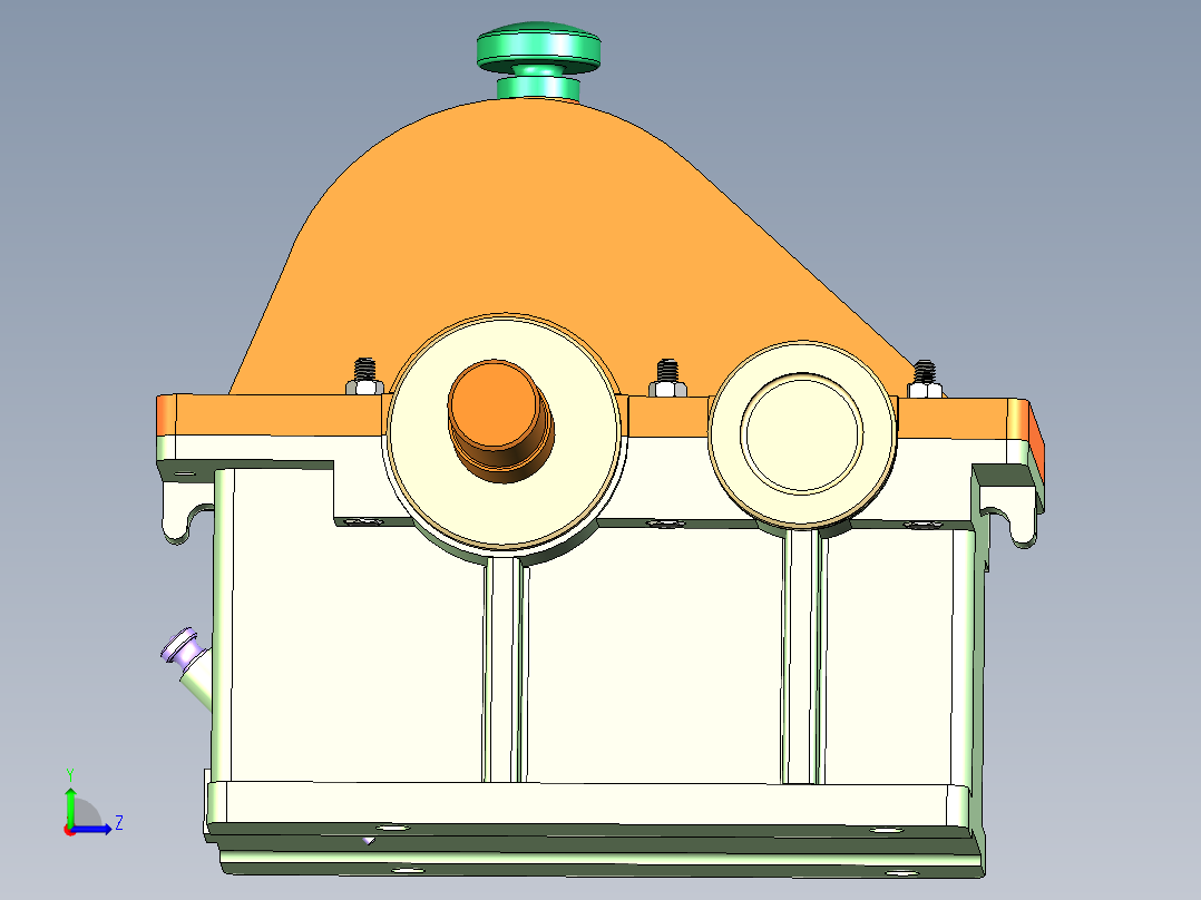 减速器零部件左视图