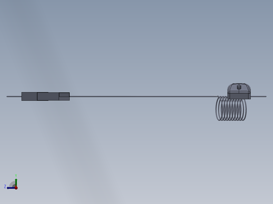 鼠标3d模型右视图