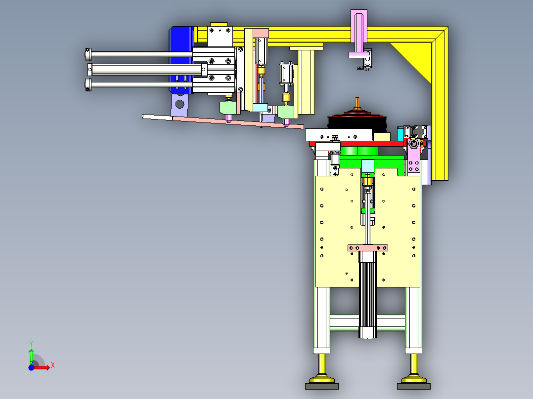 自动电焊机（非标设备）前视图