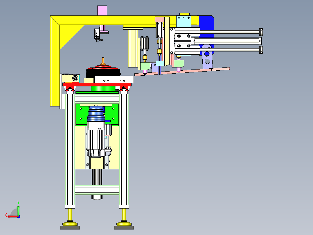 自动电焊机（非标设备）后视图