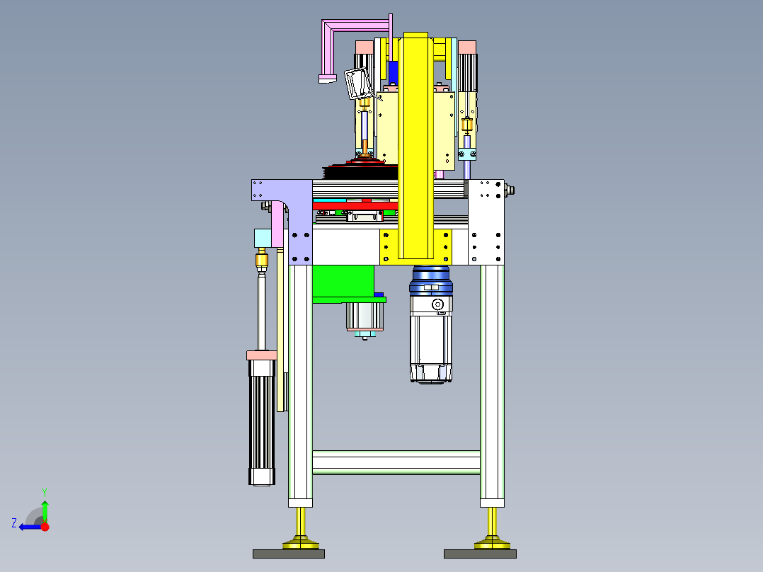 自动电焊机（非标设备）右视图