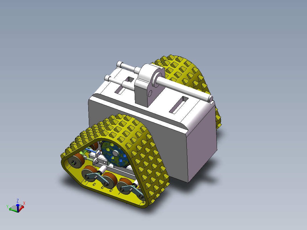 一种便携式侦察机器人的研究