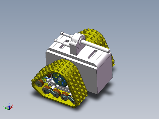 一种便携式侦察机器人的研究