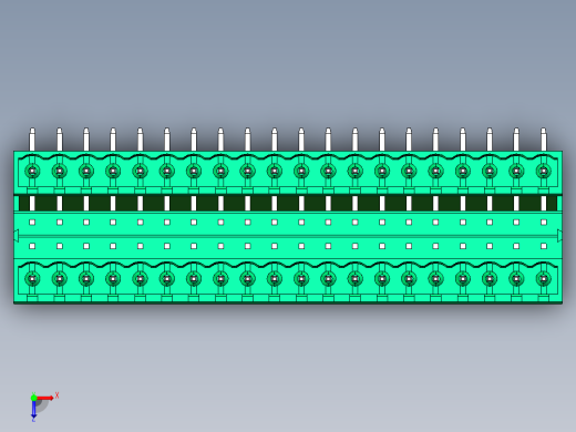 DEGSON 2EDG 系列 5.0mm 可插拔接线端子组-2EDGRH-5.0-40P-14-00AH俯视缩略图