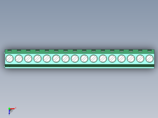 DEGSON DG128 系列 5.07.5mm 接线端子-DG128-5.0-16P-14-00AH俯视缩略图