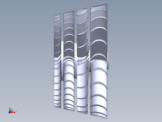 低压两级涡轮机旋叶