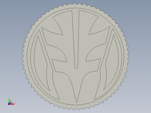 白色游侠硬币前视缩略图