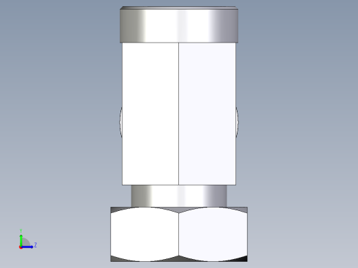 卡套式工业通用硬管接头EO_Standpipe_run_tee_EVL42LOMD71左视缩略图