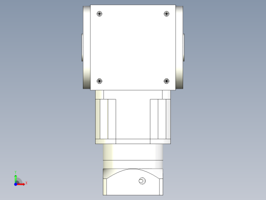 换向器PW170双孔 PLX142-L2 22-110-145-M8.stp前视缩略图