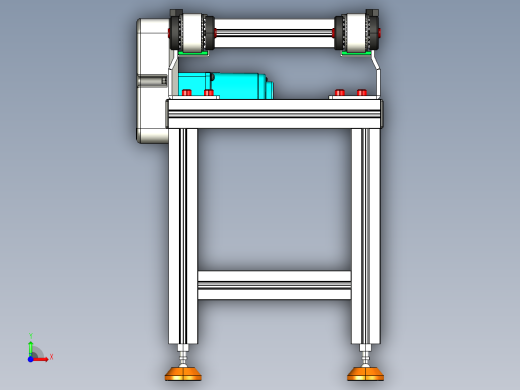 LE-XC4040-重载托盘输送线左边驱动前视缩略图