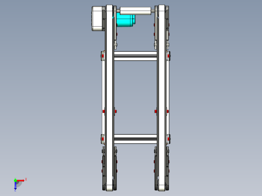 LE-XC4040-重载托盘输送线左边驱动俯视缩略图