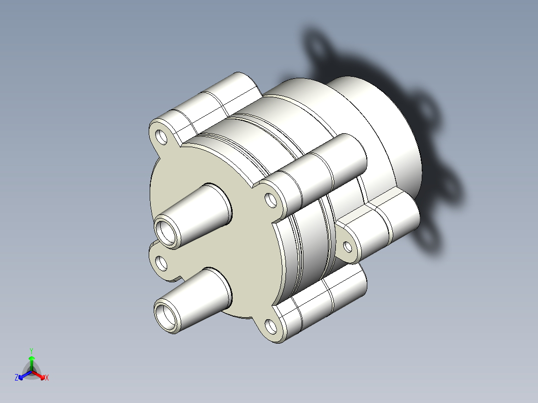 12V泵正等轴测图