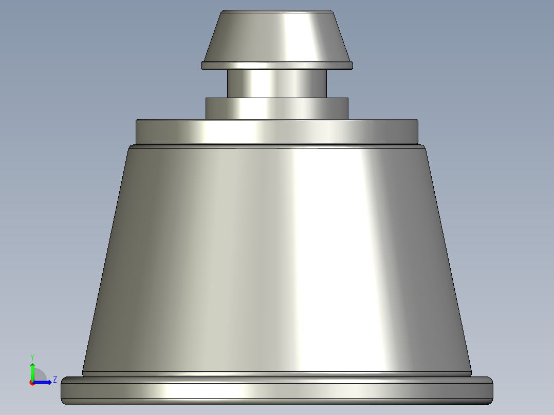 金属车门吸盘左视图