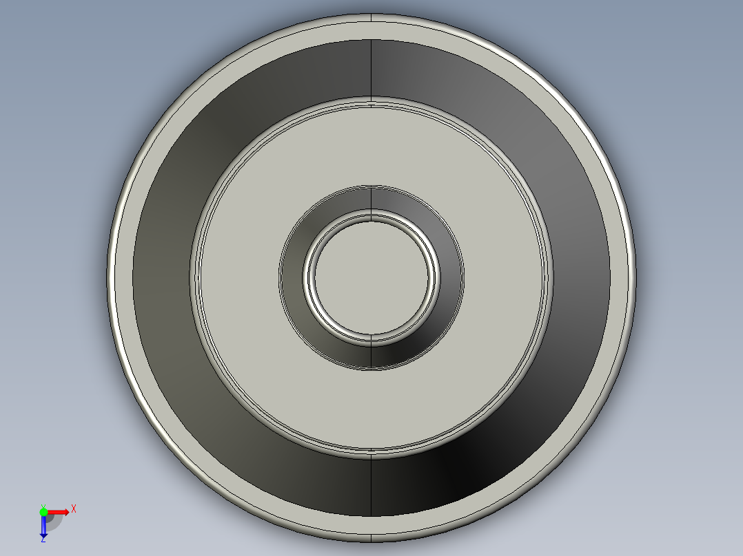 金属车门吸盘俯视图