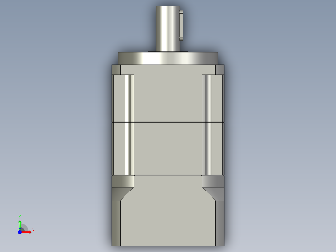 斜齿PGH090-L2 19-70-90-M5 CZ19.STEP前视图