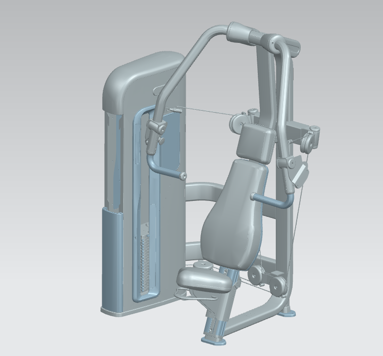 直臂夹胸健身器