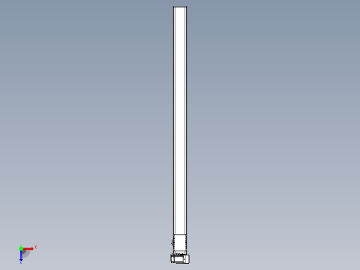 同步带全封闭直线模组TPA-HCB-105D-90-L1700-RU-C-P20-N3俯视缩略图